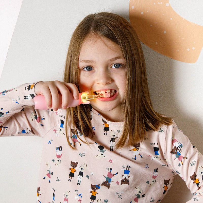 INNOGIO SONIC ΠΑΙΔΙΚΗ ΗΛΕΚΤΡΙΚΗ ΟΔΟΝΤΟΒΟΥΡΤΣΑ GIORABBIT PINK