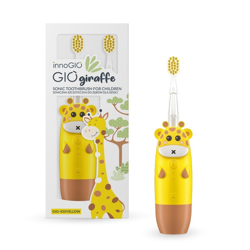 INNOGIO SONIC ΠΑΙΔΙΚΗ ΗΛΕΚΤΡΙΚΗ ΟΔΟΝΤΟΒΟΥΡΤΣΑ YELLOW