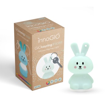 INNOGIO ΜΠΡΕΛΟΚ ΦΩΤΑΚΙ ΣΙΛΙΚΟΝΗΣ GIOKEYRING RABBIT INNOGIO ΜΠΡΕΛΟΚ ΦΩΤΑΚΙ ΣΙΛΙΚΟΝΗΣ GIOKEYRING RABBIT