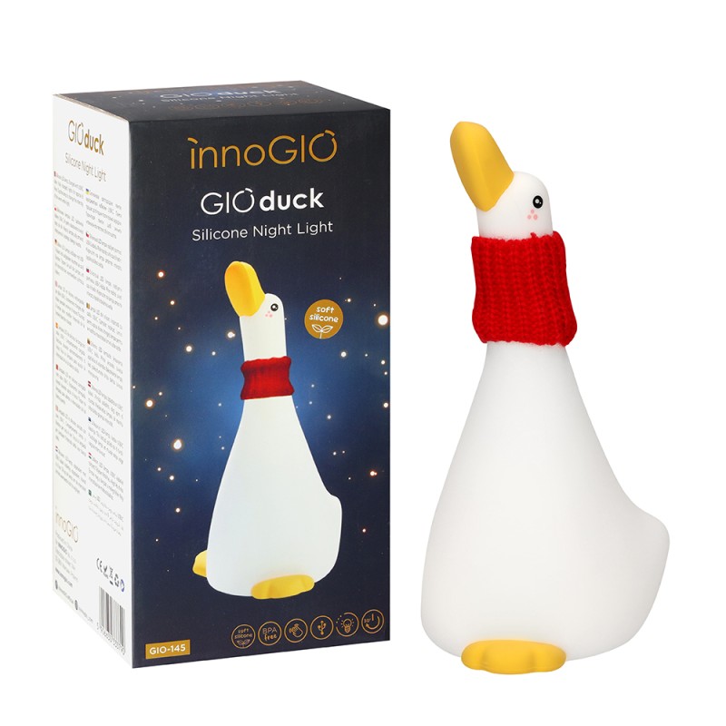 INNOGIO ΦΩΤΙΣΤΙΚΟ ΝΥΚΤΟΣ ΣΙΛΙΚΟΝΗΣ GIO DUCK