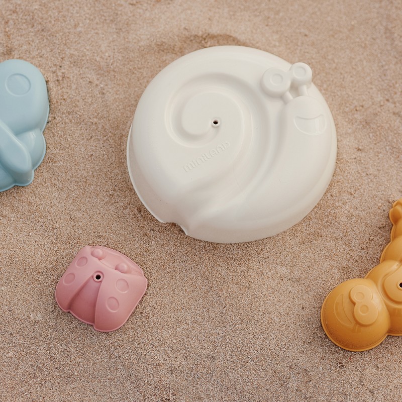 MINILAND ΣΕΤ ΚΑΛΟΥΠΙΑ ΠΑΡΑΛΙΑΣ ECO SAND MOLDS SET WARM
