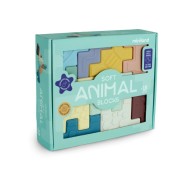 MINILAND ΜΑΛΑΚΑ ΤΟΥΒΛΑΚΙΑ ΜΕ ΖΩΑΚΙΑ - RUBBER ANIMAL BLOCKS