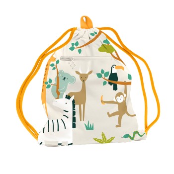 MINILAND ΑΔΙΑΒΡΟΧΟ ΣΑΚΙΔΙΟ ΠΛΑΤΗΣ KIDDIE SACK JUNGLE