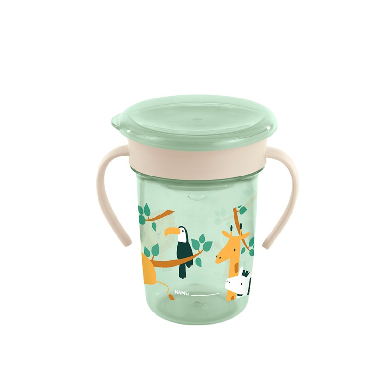 MINILAND ΠΑΙΔΙΚΟ ΠΟΤΗΡΑΚΙ 360 SIPPY CUP JUNGLE 270 ML