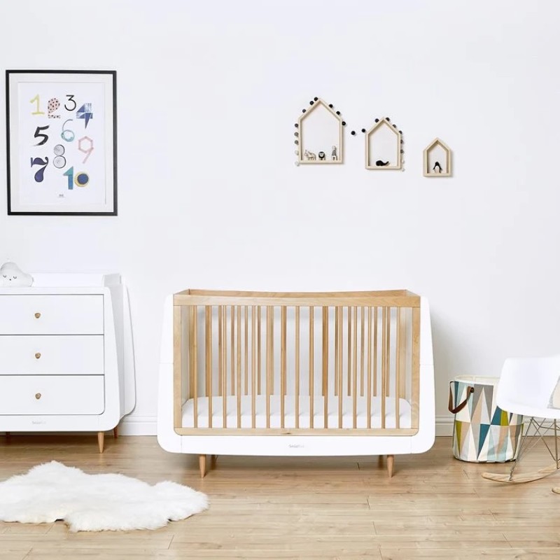 SNUZ ΒΡΕΦΙΚΟ ΚΡΕΒΑΤΙ SNUZKOT SKANDI COT BED NATURA