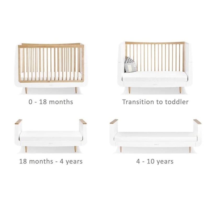 SNUZ ΒΡΕΦΙΚΟ ΚΡΕΒΑΤΙ SNUZKOT SKANDI COT BED NATURA