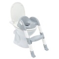 THERMOBABY KIDDYLOO  ΕΚΠΑΙΔΕΥΤΙΚΟ ΚΑΘΙΣΜΑ ΤΟΥΑΛΕΤΑΣ ΜΕ ΣΚΑΛΑΚΙΑ GREY