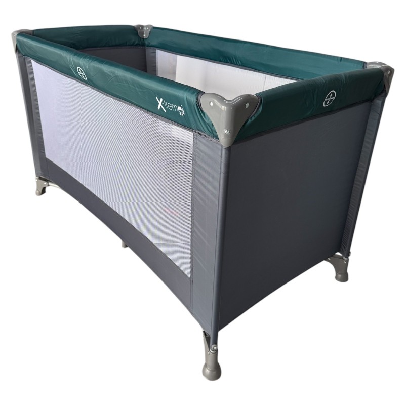 X-TREME BABY ΠΑΡΚΟΚΡΕΒΑΤΟ 125 X 65 CM GREY - OLIVE