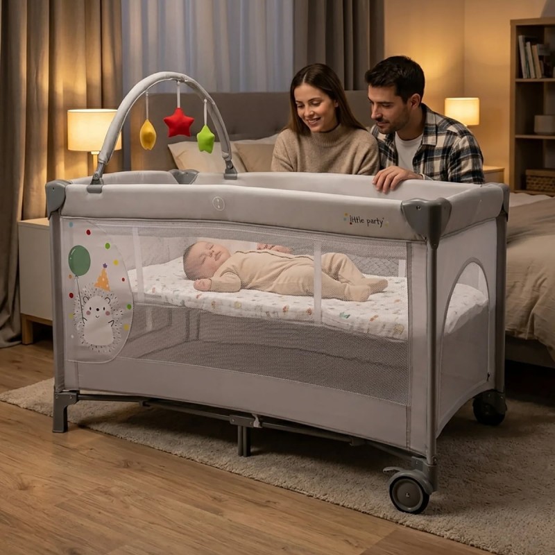 ASALVO ΠΑΡΚΟΚΡΕΒΑΤΟ COMPLETE DUO HEDGEHOG GREY