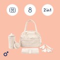 DOOMOO FLUFFY DIAPER BAG SAND - ΤΣΑΝΤΑ ΑΛΛΑΞΙΕΡΑ