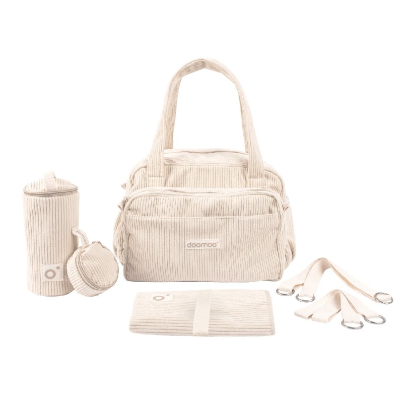 DOOMOO FLUFFY DIAPER BAG SAND - ΤΣΑΝΤΑ ΑΛΛΑΞΙΕΡΑ
