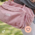 DOOMOO FLUFFY DIAPER BAG PINK - ΤΣΑΝΤΑ ΑΛΛΑΞΙΕΡΑ