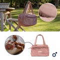 DOOMOO FLUFFY DIAPER BAG PINK - ΤΣΑΝΤΑ ΑΛΛΑΞΙΕΡΑ