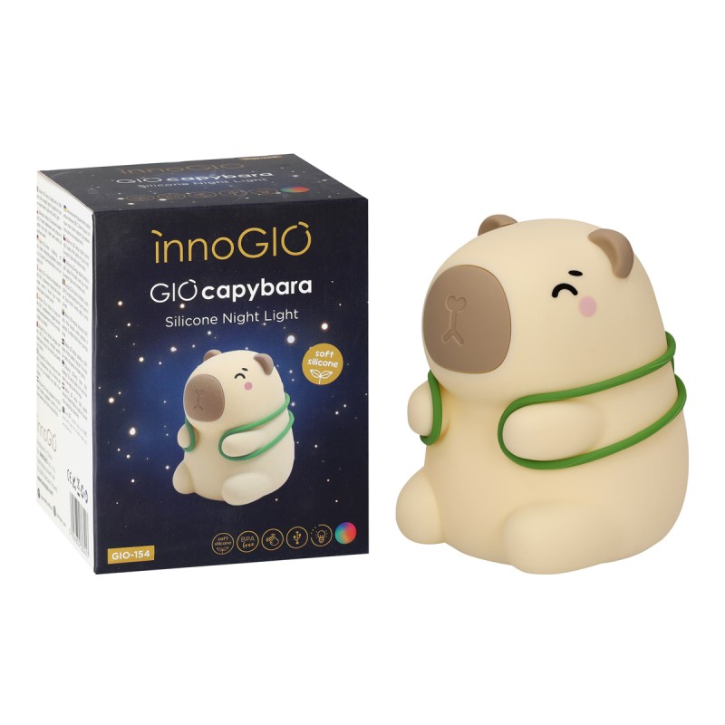 INNOGIO ΦΩΤΙΣΤΙΚΟ ΝΥΧΤΟΣ ΣΙΛΙΚΟΝΗΣ GIO CAPYBARA