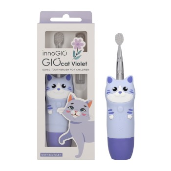 INNOGIO SONIC ΠΑΙΔΙΚΗ ΗΛΕΚΤΡΙΚΗ ΟΔΟΝΤΟΒΟΥΡΤΣΑ GIOCAT VIOLET