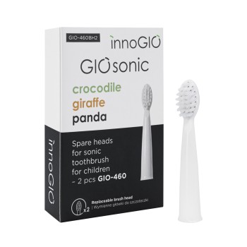 INNOGIO ΑΝΤΑΛΛΑΚΤΙΚΕΣ ΚΕΦΑΛΕΣ ΓΙΑ ΠΑΙΔΙΚΕΣ ΟΔΟΝΤΟΒΟΥΡΤΣΕΣ GIO SONIC ΣΕΤ 4 ΤΕΜΑΧΙΩΝ