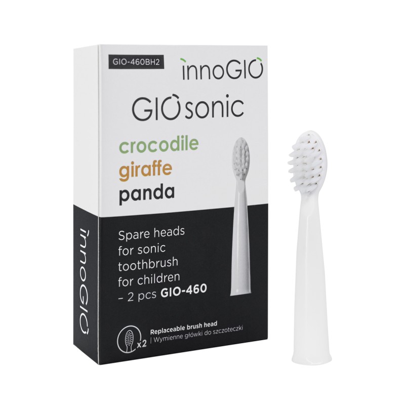 INNOGIO ΑΝΤΑΛΛΑΚΤΙΚΕΣ ΚΕΦΑΛΕΣ ΓΙΑ ΠΑΙΔΙΚΕΣ ΟΔΟΝΤΟΒΟΥΡΤΣΕΣ GIO SONIC ΣΕΤ 4 ΤΕΜΑΧΙΩΝ