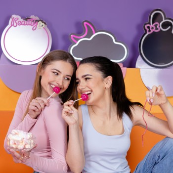 INNOGIO ΚΑΘΡΕΦΤΗΣ ΚΑΛΛΥΝΤΙΚΩΝ ΜΕ NEON LED ΦΩΤΙΣΜΟ BUNNY