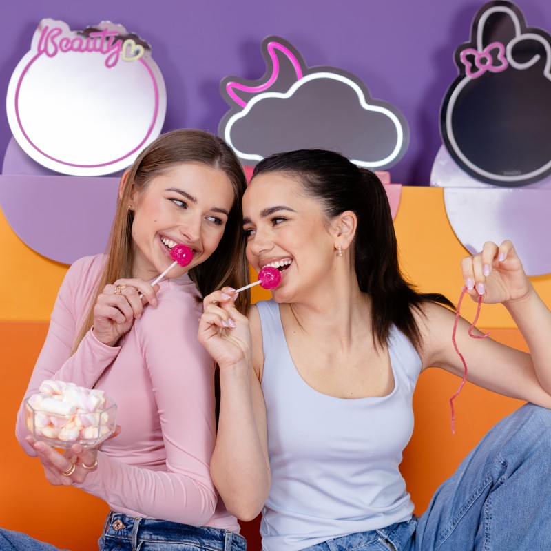 INNOGIO ΚΑΘΡΕΦΤΗΣ ΚΑΛΛΥΝΤΙΚΩΝ ΜΕ NEON LED ΦΩΤΙΣΜΟ CLOUD