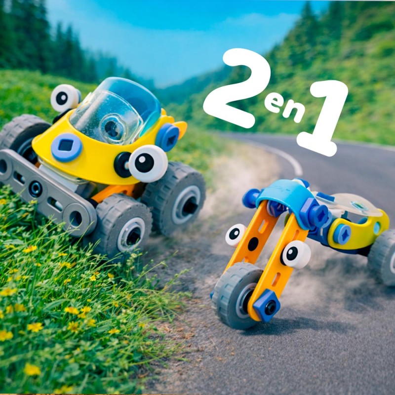 MINILAND ΣΕΤ ΕΥΕΛΙΚΤΗΣ ΚΑΤΑΣΚΕΥΗΣ ΜΟΤΟΣΙΚΛΕΤΑΣ MECAFLEX MOTORBIKE