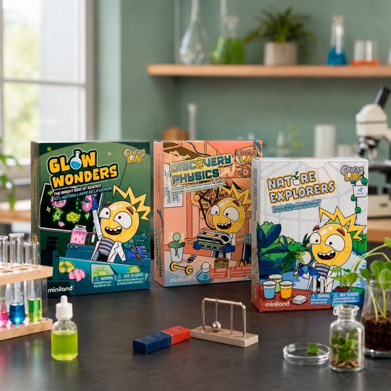 MINILAND ΕΚΠΑΙΔΕΥΤΙΚΟ ΣΕΤ ΕΞΕΡΕΥΝΗΣΗΣ ΤΗΣ ΦΥΣΗΣ GENIUS LAB NATURE EXPLORERS