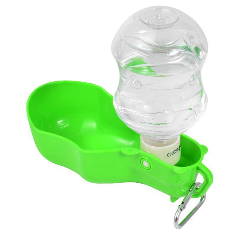 PETIGIO ΦΟΡΗΤΟ ΜΠΟΥΚΑΛΙ ΝΕΡΟΥ ΓΙΑ ΣΚΥΛΟΥΣ 280 ML ΠΡΑΣΙΝΟ