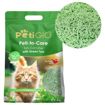 PETIGIO ΦΥΣΙΚΗ ΑΜΜΟΣ ΓΑΤΑΣ TOFU ΠΡΑΣΙΝΟ ΤΣΑΙ