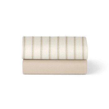 SNUZ ΣΕΤ ΣΕΝΤΟΝΙΑ 2 ΤΕΜΑΧΙΩΝ ΓΙΑ ΛΙΚΝΟ 44 x 80 cm SAGE STRIPE