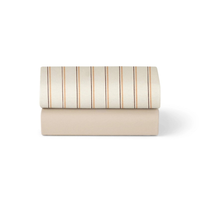 SNUZ ΣΕΤ ΣΕΝΤΟΝΙΑ 2 ΤΕΜΑΧΙΩΝ ΓΙΑ ΛΙΚΝΟ 44 x 80 cm BLUSH STRIPE