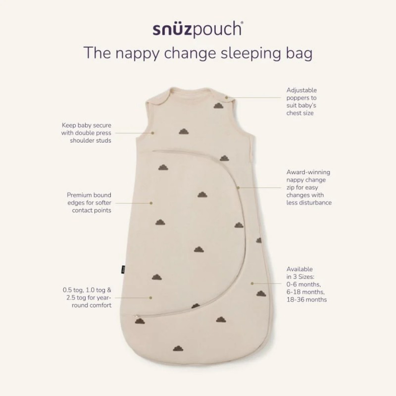 SNUZ POUCH ΒΡΕΦΙΚΟΣ ΥΠΝΟΣΑΚΟΣ  BLUSH DOT