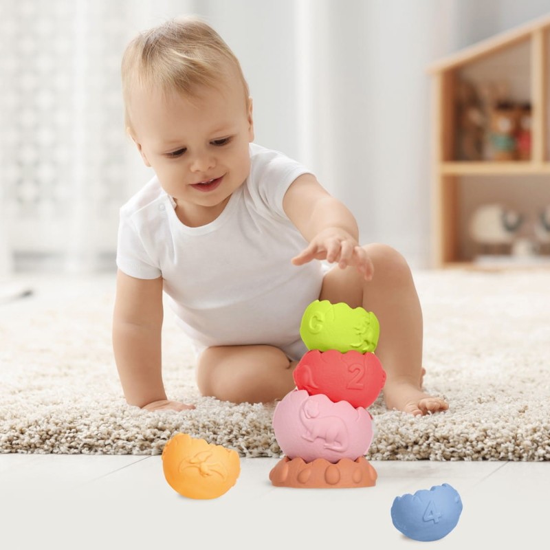 TULLO ΠΑΙΧΝΙΔΙ ΑΙΣΘΗΣΕΩΝ ΠΥΡΑΜΙΔΑ - SENSORY STACKING