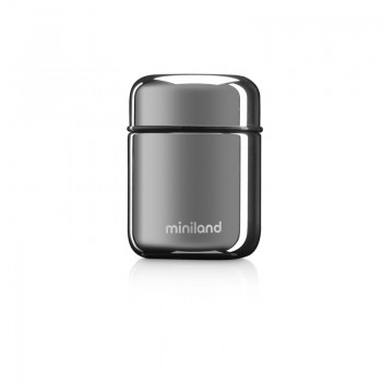FOOD THERMOS DELUXE MINI  SILVER