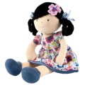 BONIKKA ΥΦΑΣΜΑΤΙΝΗ ΠΑΙΔΙΚΗ ΚΟΥΚΛΑ LILAC 35 CM