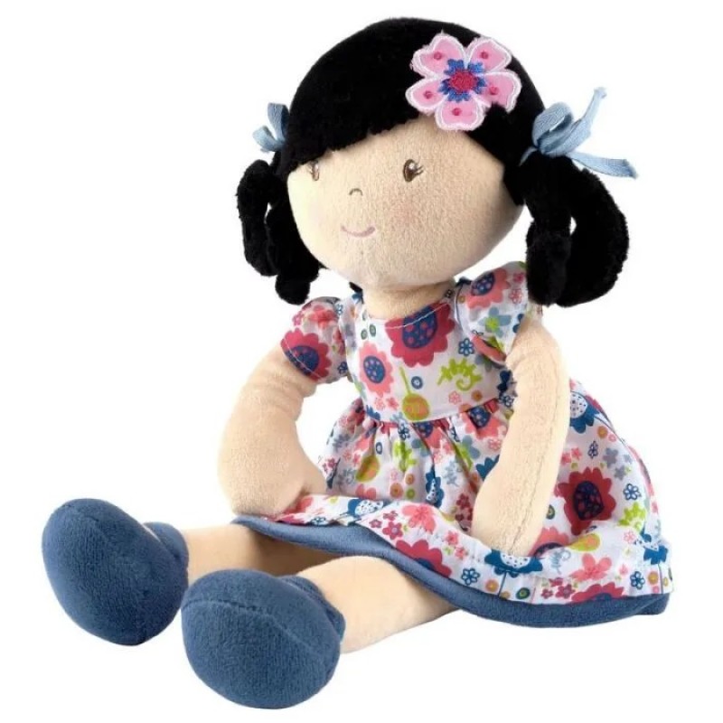 BONIKKA ΥΦΑΣΜΑΤΙΝΗ ΠΑΙΔΙΚΗ ΚΟΥΚΛΑ LILAC 35 CM