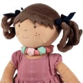 BONIKKA ΥΦΑΣΜΑΤΙΝΗ ΠΑΙΔΙΚΗ ΚΟΥΚΛΑ MANDY 38 CM ΜΕ ΒΡΑΧΙΟΛΑΚΙ ΦΙΛΙΑΣ