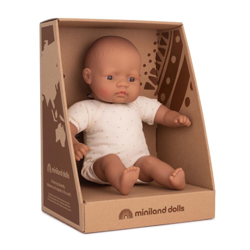 MINILAND ΜΩΡΟ ΚΟΥΚΛΑ ΜΕ ΜΑΛΑΚΟ ΣΩΜΑ HISPANIC 32 CM