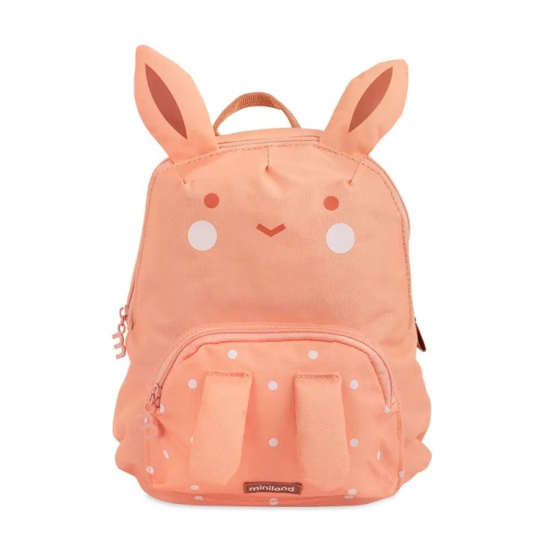 MINILAND ΙΣΟΘΕΡΜΙΚΗ ΠΑΙΔΙΚΗ ΤΣΑΝΤΑ ΠΛΑΤΗΣ THERMI BAG PACK  GREEN BUNNY