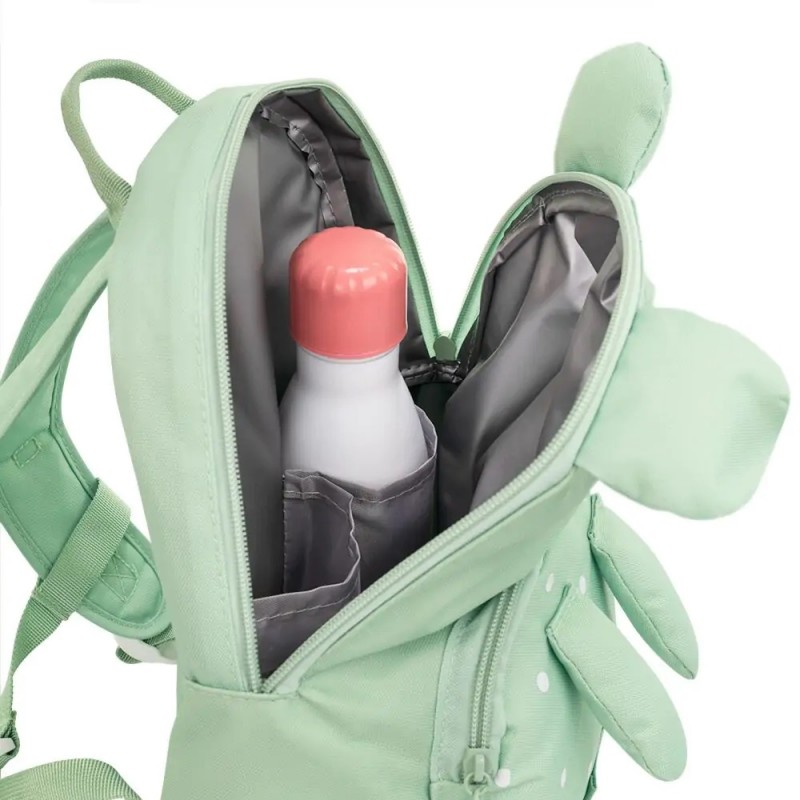 MINILAND ΙΣΟΘΕΡΜΙΚΗ ΠΑΙΔΙΚΗ ΤΣΑΝΤΑ ΠΛΑΤΗΣ THERMI BAG PACK  GREEN FROG
