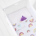 SNUZ ΣΕΤ ΣΕΝΤΟΝΙΑ 2 ΤΕΜΑΧΙΩΝ ΓΙΑ ΛΙΚΝΟ 44x80 cm MULTI RAINBOW