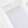 SNUZ ΣΕΤ ΣΕΝΤΟΝΙΑ 2 ΤΕΜΑΧΙΩΝ ΓΙΑ ΛΙΚΝΟ 44 x 80 cm WHITE
